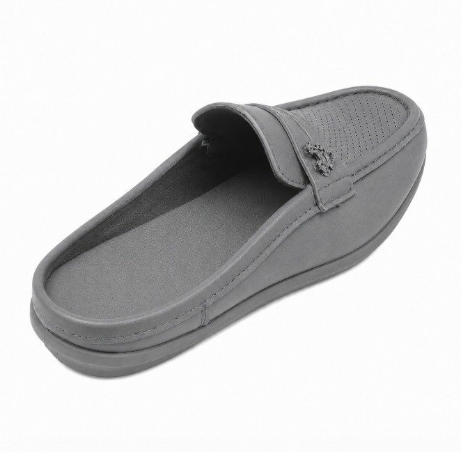 Fashion Mens High Quality Genuine Business Formal Mules Loafers Official Casual Shoes For Men Elegant Office Wear Slip-On Leather Formal Shoes + Pick One Size Larger Today Sale Offer