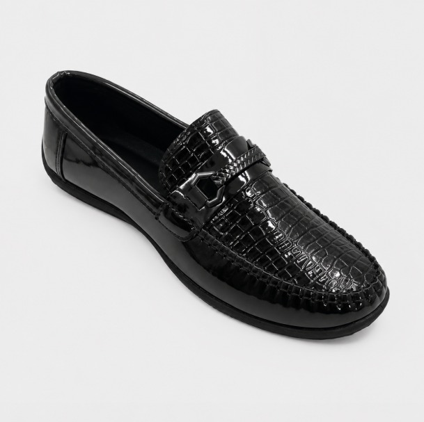 Fashion Mens High Quality Genuine Business Formal Loafers Official Or Casual Shoes For Men Premium Leather Slip-On Office Wear Men’s Formal Shoes + Size Chart Available Limited Offer
