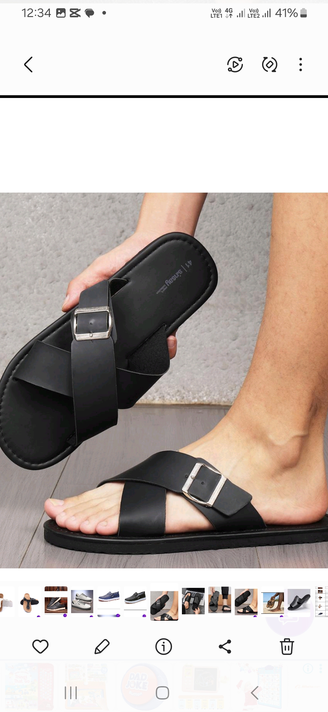 Leather fast delivery Men's Sandals Man Anti-Slip Sandals Durable Fashion Beach Shoes Hole Shoes Bathroom Inside and Outside Birthday Household boy Sandals shoes