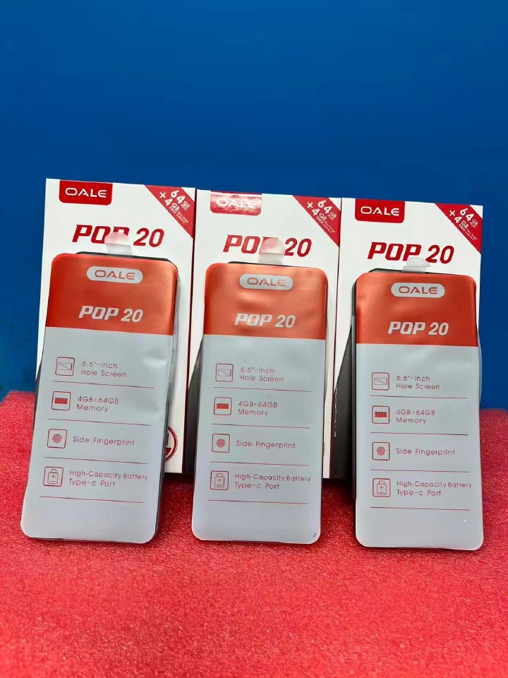 [NEW ARRIVAL] OALE POP 20 STORAGE 64GB ROM+4GB RAM SCREEN 6.6’’ DUAL SIM PHONE SIDE FINGERPRINT TYPE-C CHARGER REAR CAMERA 8MP+FRONT 5MP ANDROID 13 SMART PHONE ON