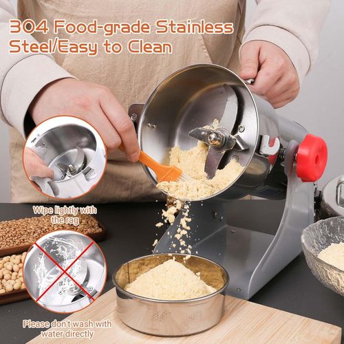 800G Spice Grinder Electric Grain Grinder Mill Grinder Grinding Machine for Various Grains Spice Grain                                                                                                 .
