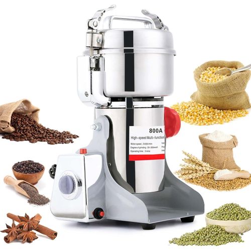 800G Spice Grinder Electric Grain Grinder Mill Grinder Grinding Machine for Various Grains Spice Grain                                                                                                 .