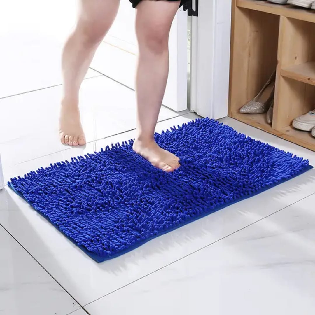 High quality absorbent non-slip finger/shaggy door mat....made of High quality microfiber material with the size of 50x80cm,Add comfort and style to your home with this High-Quality Absorbent Non-Slip