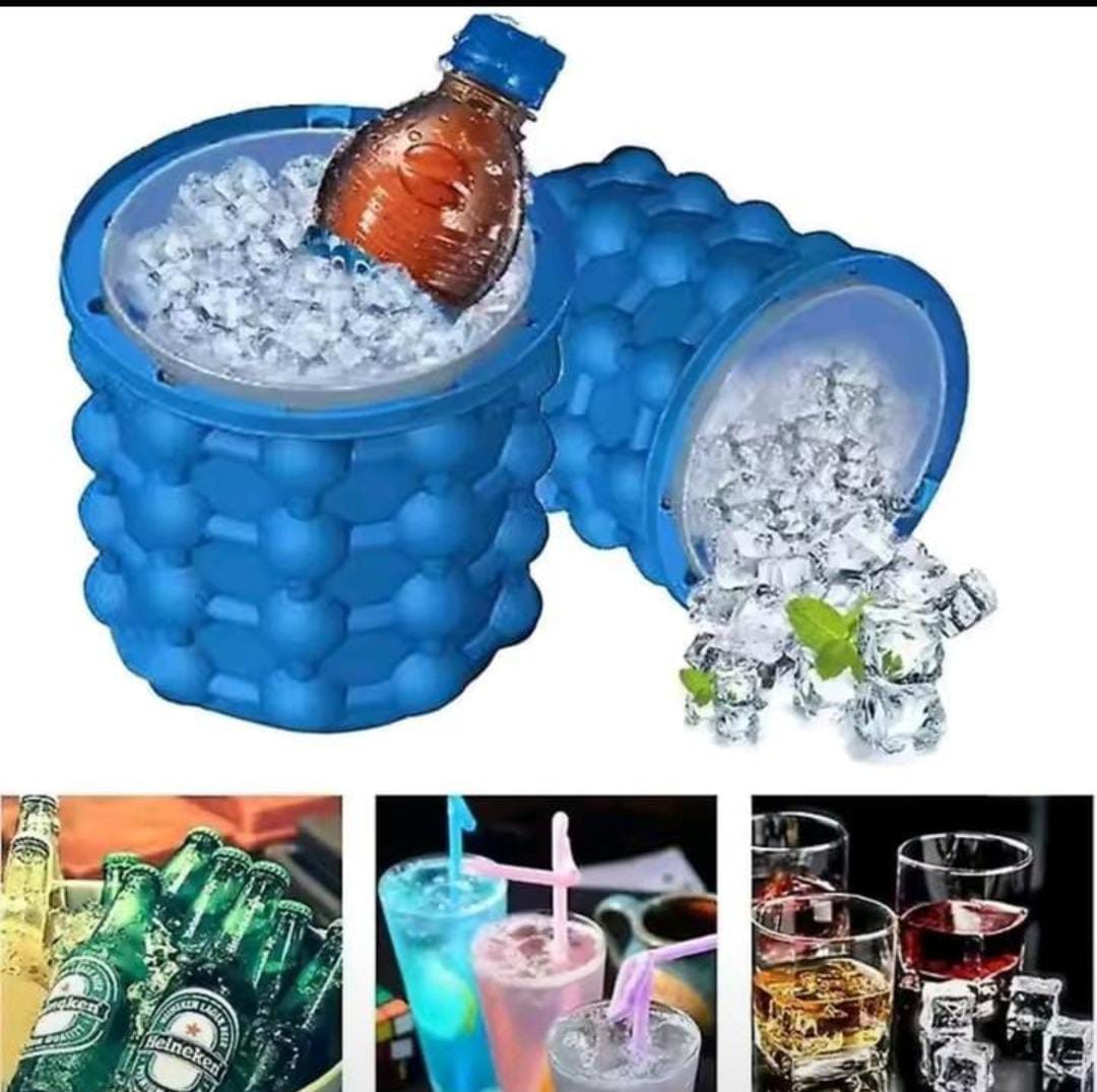 Portable Silicone Non Leakable kitchen ice cube mold/maker,Make perfectly shaped ice cubes easily with this Portable Silicone Non-Leakable Kitchen Ice Cube Mold/Maker, designed for convenience.
