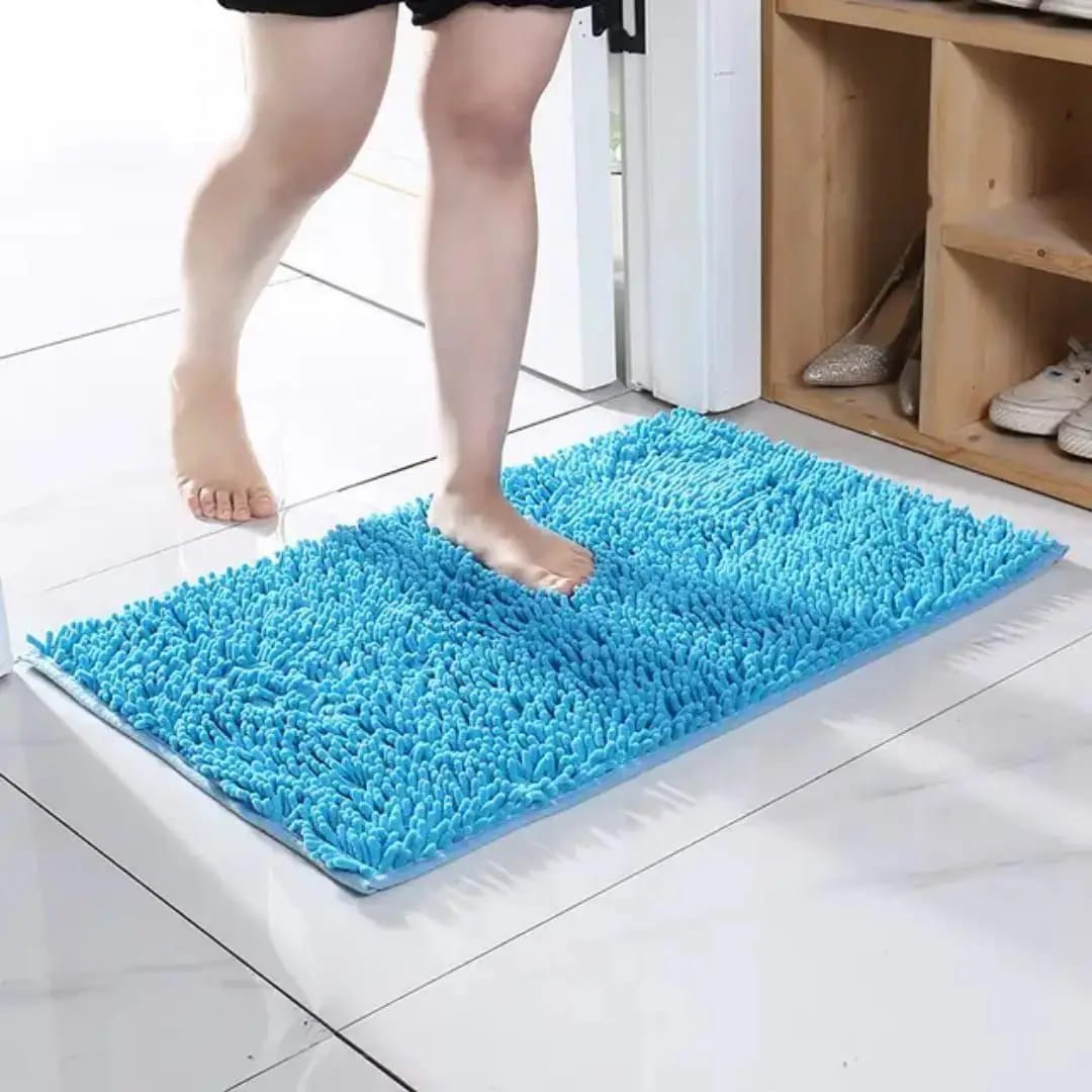 High quality absorbent non-slip finger/shaggy door mat....made of High quality microfiber material with the size of 50x80cm,Add comfort and style to your home with this High-Quality Absorbent Non-Slip