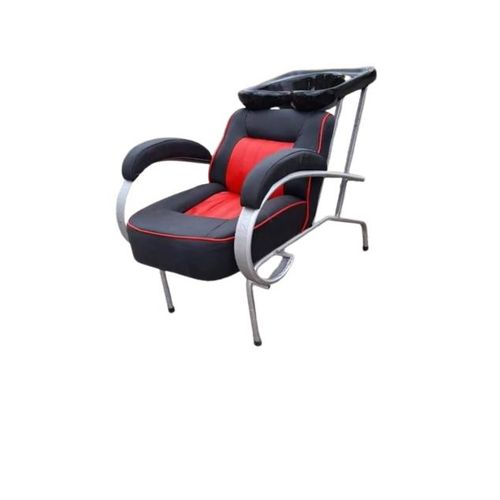 Executive Barber Chair with Sink – Professional Salon Wash Unit, Hydraulic Barber Chair with Built-in Ceramic Basin, Barber Station Shampoo Chair for Barbershop & Salon Use.