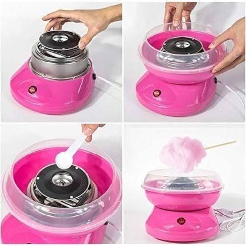 Cotton Candy Maker - Mini Sweet Automatic Cotton Candy Machine Hard and Countertop Floss Maker Home DIY Sweets Makers for Kids