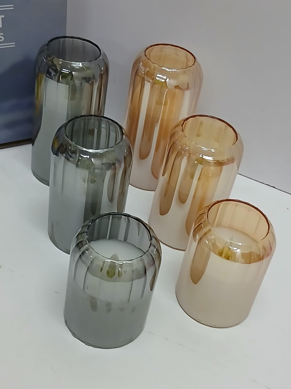 3 in 1 Advanced Glass LED Decor Lighting Candle – Stylish Home Ambience Light, order now and transform your space with timeless glow and modern safety!