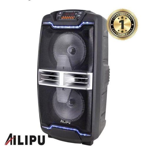 Ailipu KL-3620 20W Trolley Speaker - 20W audio output, AC/DC power support, Portable trolley design , Easy to move and transport