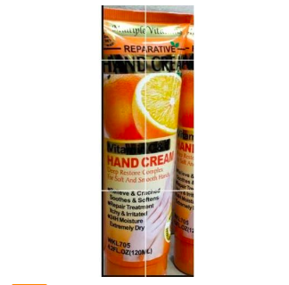 Fruit Of The Wokali Vitamin C Hand cream Relieves ,Treats and Repairs Extremely Dry Hands For Soft & Smooth hands-120ml