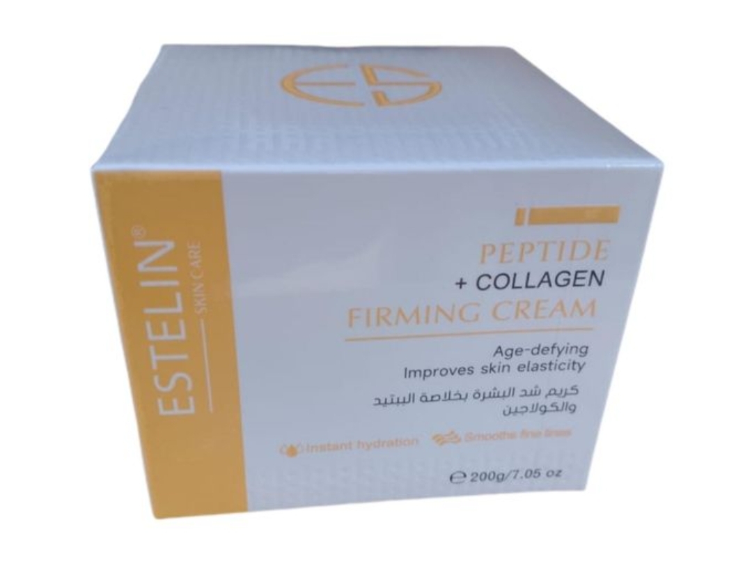 ESTELIN Peptide + Collagen Firming Cream for age defying & improves skin elasticity– 200g