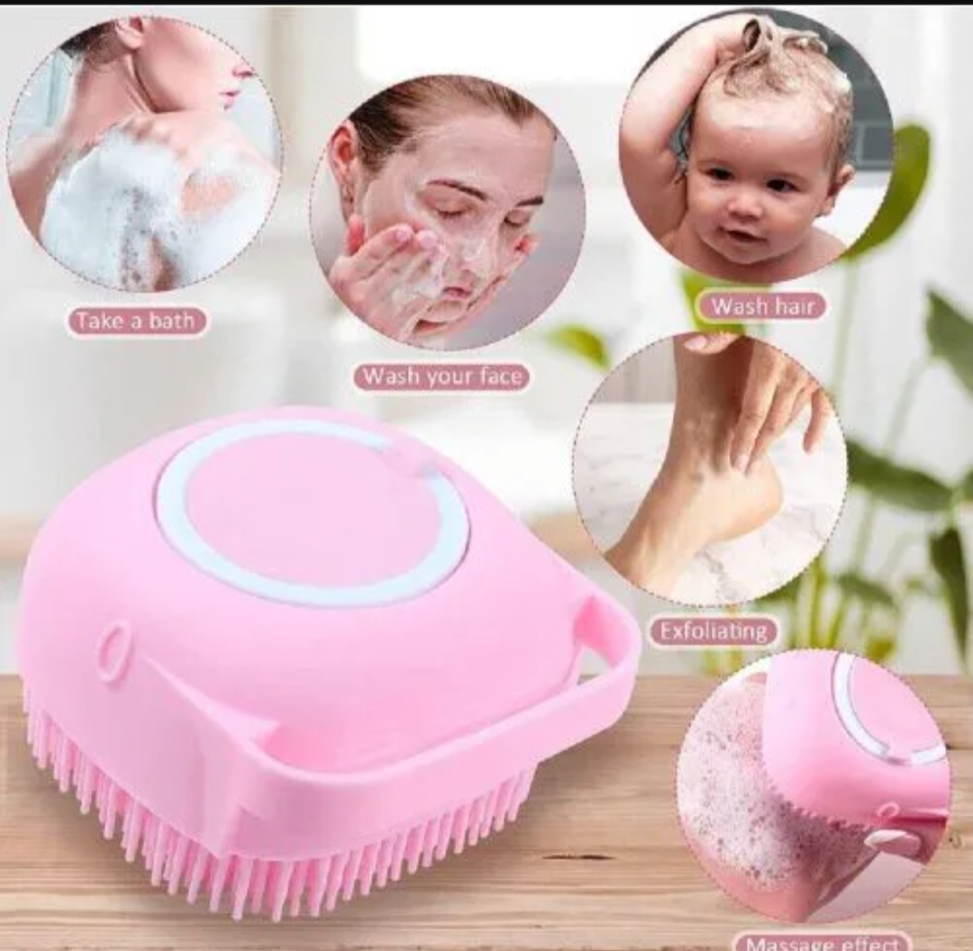 Multipurpose Silicone Bath Brush/Body Scrubber