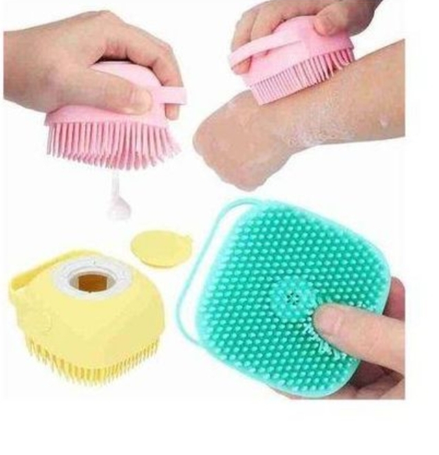 Multipurpose Silicone Bath Brush/Body Scrubber