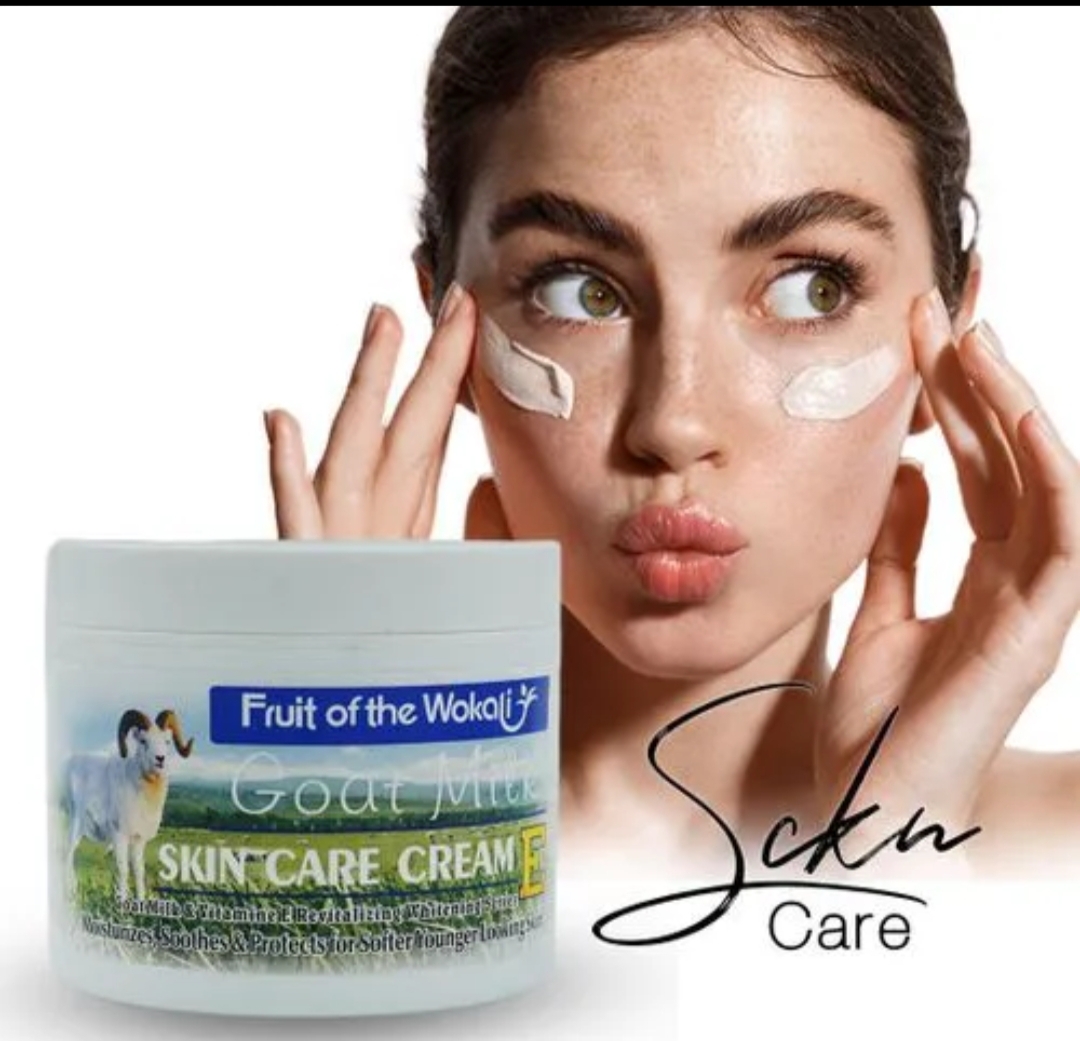 Fruit Of The Wokali Goat Milk Cream Soothes & Protect For Softer Younger looking Skin-115g