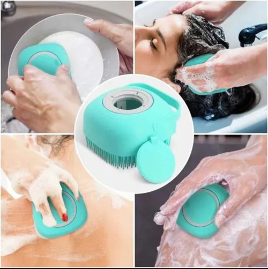 Multipurpose Silicone Bath Brush/Body Scrubber
