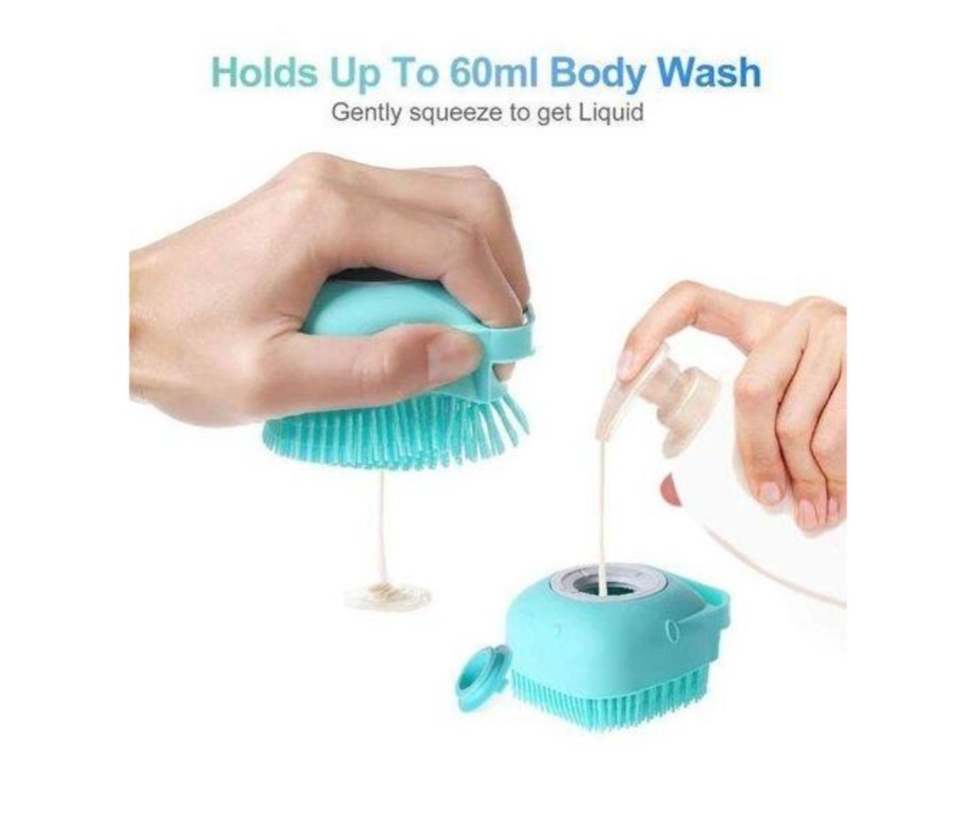 Multipurpose Silicone Bath Brush/Body Scrubber