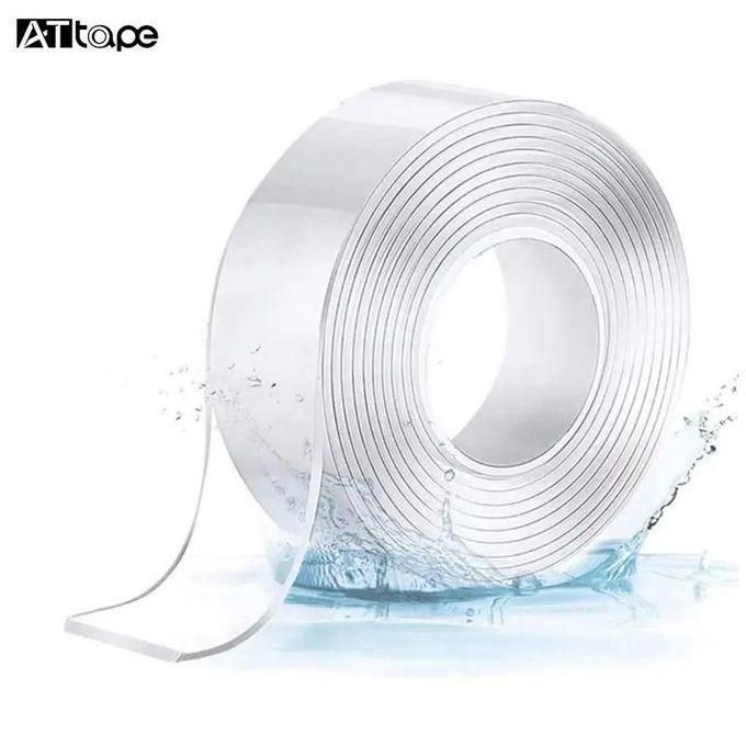 Extra Heavy Duty Strong Double Sided Tape Heavy Duty Removable Clear Sticky Adhesive Nano Tape Tough Washable Waterproof Mounting Tape for Hanging Picture, Poster, Carpet, Photo Decor