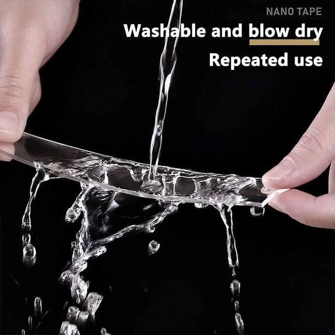 Extra Heavy Duty Strong Double Sided Tape Heavy Duty Removable Clear Sticky Adhesive Nano Tape Tough Washable Waterproof Mounting Tape for Hanging Picture, Poster, Carpet, Photo Decor