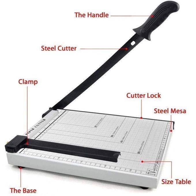 Offer Paper Cutter A4 Size 12 Inch, Guillotine Trimmer A4, B5, A5, B6, B7. Capacity: Approx 10 Sheets.