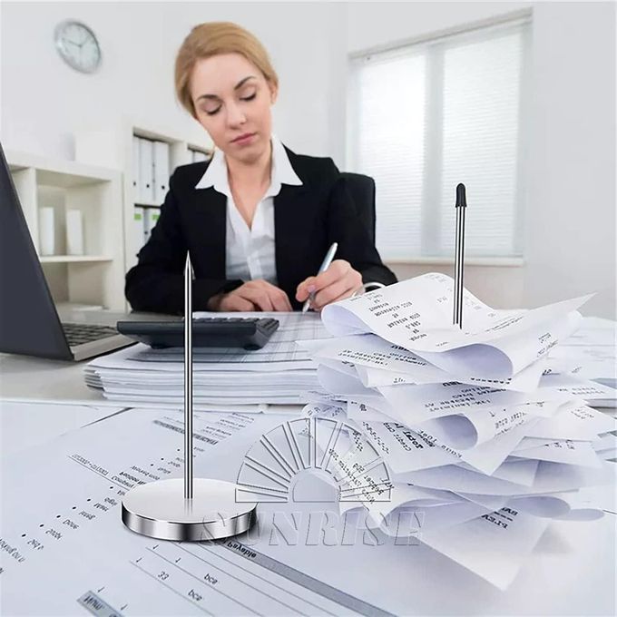 Offer 4 Pieces Spike For Receipts Paper Spike Card Holder Card Holder Receipts Spike Receipt Holder Memo Bar Restaurant Pin Holder With Holder