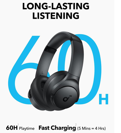 Anker Soundcore Q11i Over-Ear Headphones – A3005HA1  60-Hour Playtime Hi-Res Audio Bluetooth Headphones