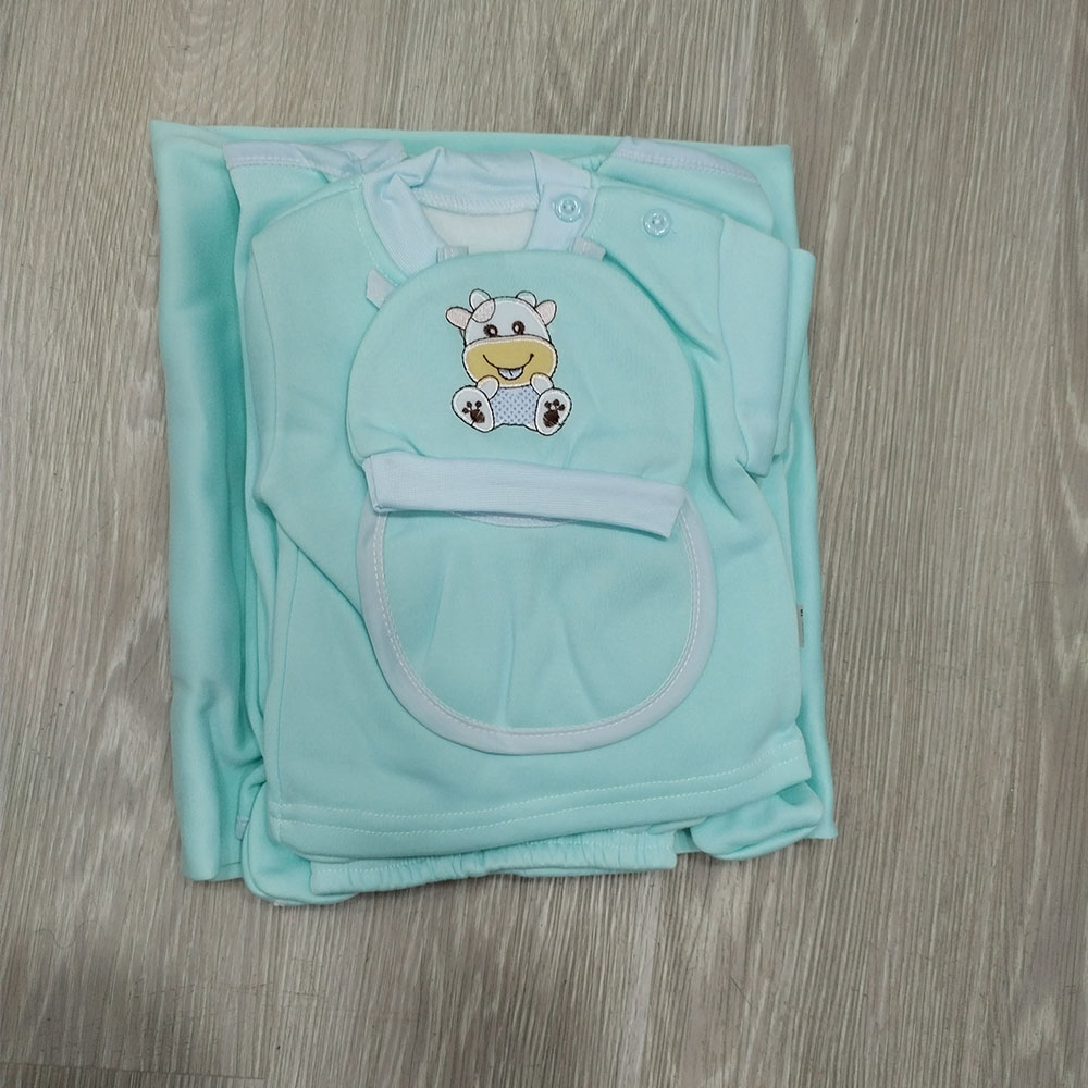 Plain colours  11 Pieces New Born Baby Receiving Set Newborn Baby Clothes Toddler with a open leg Romper Pants+Hat+Bibs Fall Winter Infant Baby Outfits soft durable and cozy set for girls and boys