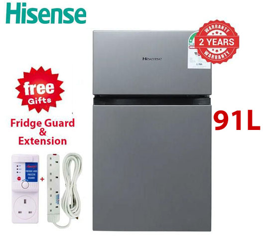 [OFFER! ]Hisense Fridge -REF091DR 91 Liters Double Door+5 YEARS WARRANTY