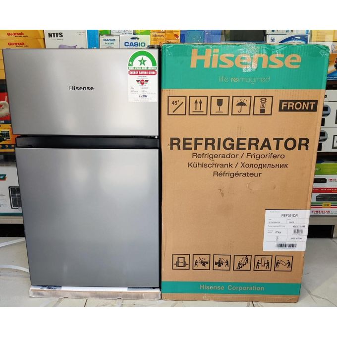 [OFFER! ]Hisense Fridge -REF091DR 91 Liters Double Door+5 YEARS WARRANTY