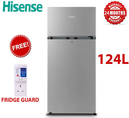 [TOP DEAL! ] Hisense Fridge 124Liters DOUBLE Door +2 YEARS WARRANTY