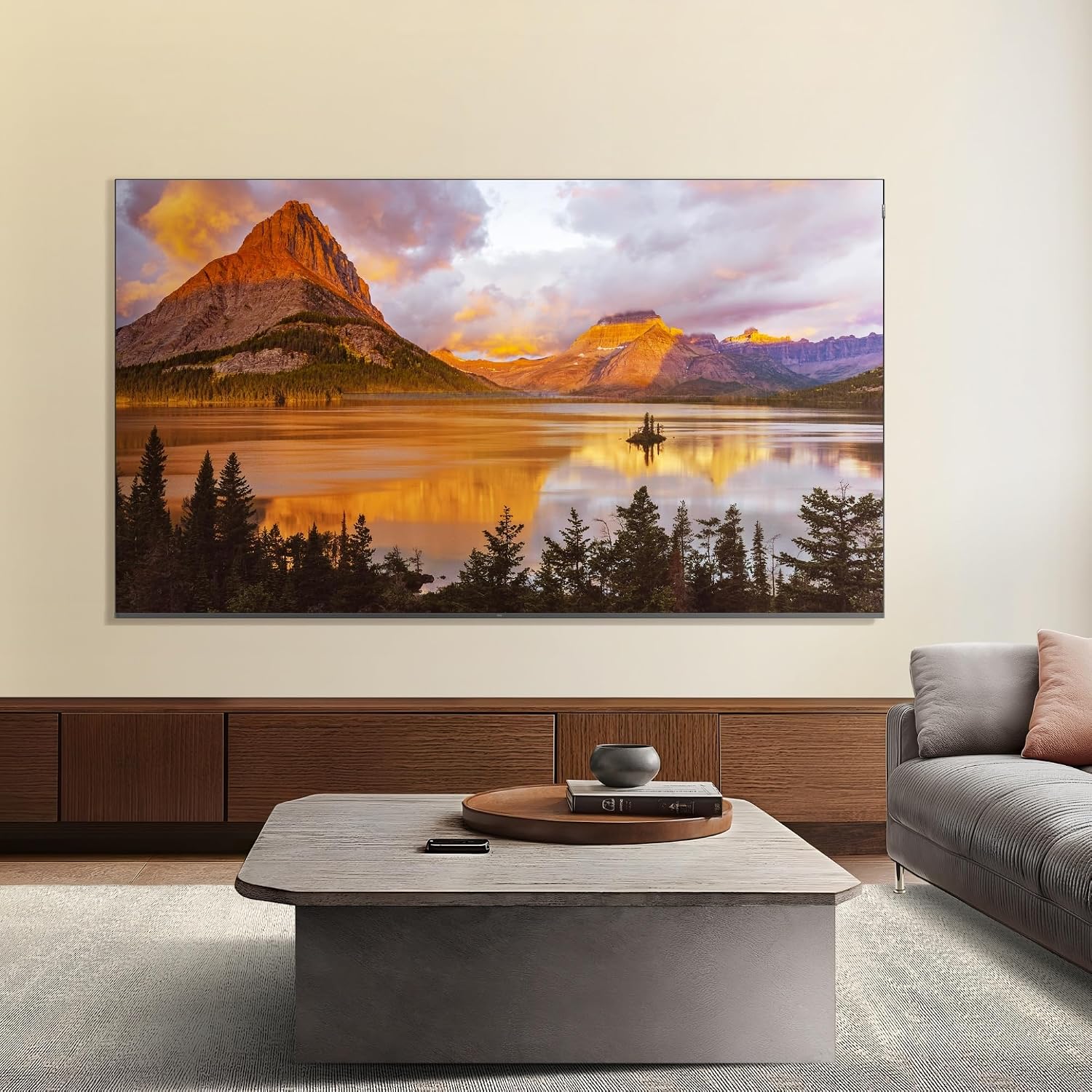 TCL 55" Inch Smart TV 55T6D 2026 Model QLED 4K LED Display Google Television OS Dolby Audio Technology WIFI Connectivity+FREE 360 WALL BRACKET