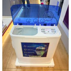 TODAY ONLY!! ROCH 7.5Kg Twin Tub Top Load Washing Machine - White (1YEAR WARRANTY)
