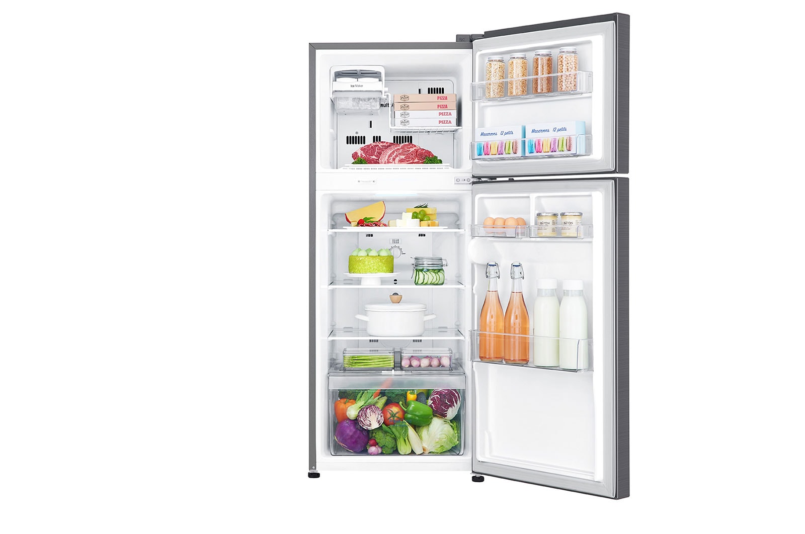 LG Top Mount Freezer Fridge, 234 L – Smart Inverter Compressor, Multi Air Flow, Movable Ice Tray