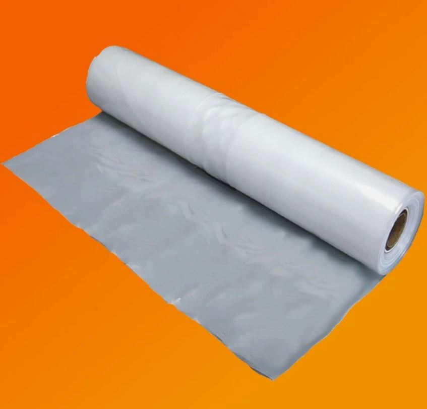 General Purpose Black/Clear Polythene Sheeting Roll 500 Gauge (125 Micron) – Heavy/Medium Duty Waterproof Plastic Cover Sheet – 1.2M Wide