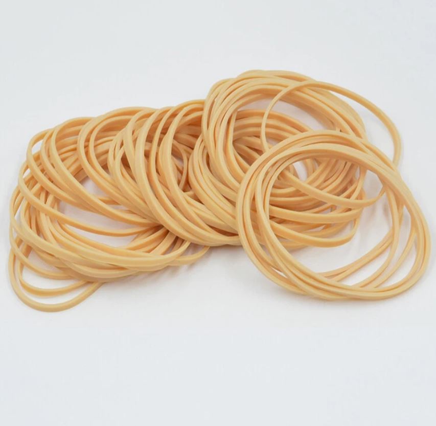 Strong Elastic Rubber Bands for Office, School, Bank, Crafts & Packaging