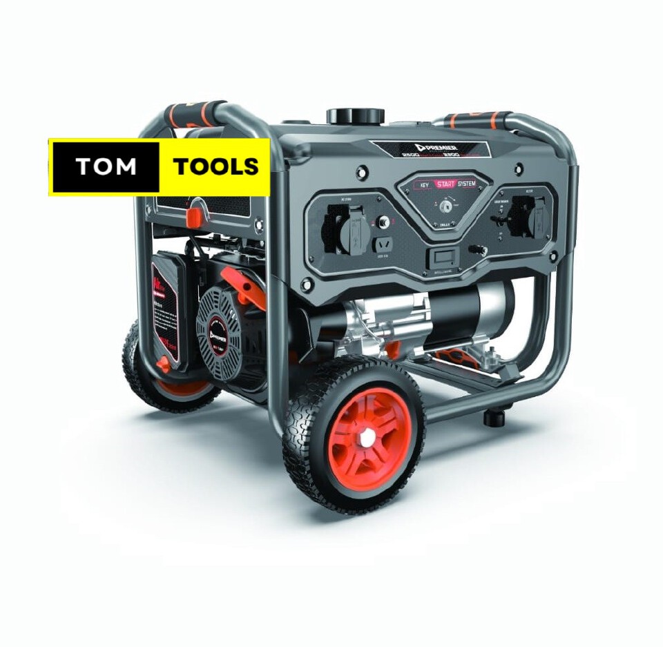 LS6875EB 5.5KW LOW NOISE Petrol Generator with Wheels
