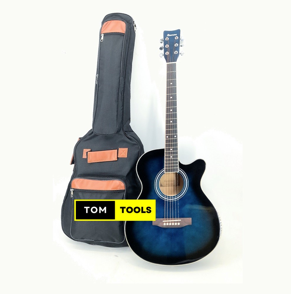 Generic 40 Inch Ibanez ELECTRO Semi Acoustic Guitar with Padded Gig Bag