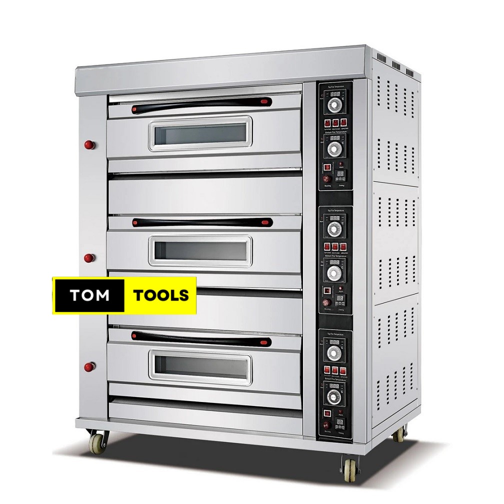 3 Deck 6 Trays Commercial Oven