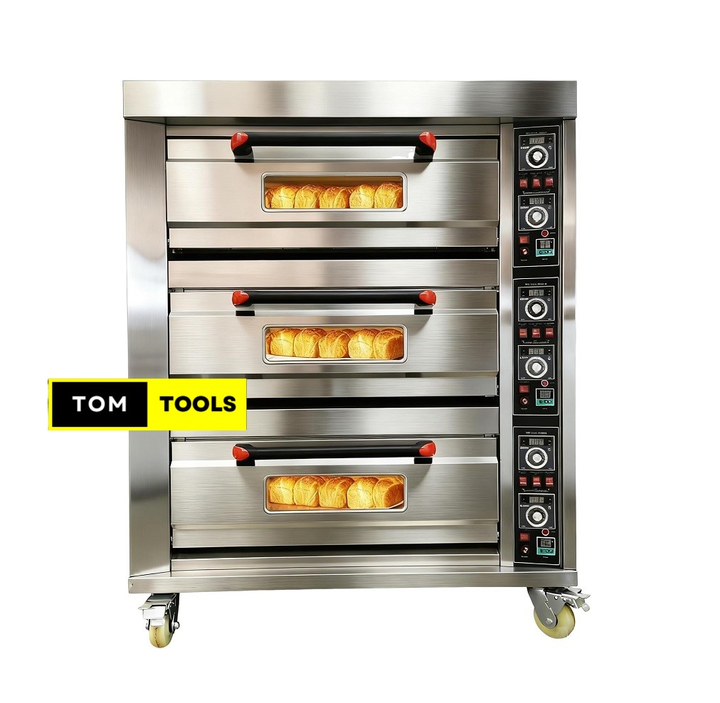 3 Deck 6 Trays Commercial Oven