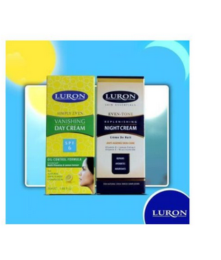 2 in 1 Luron Vanishing Day Cream SPF 6 And Anti-Ageing Night Cream