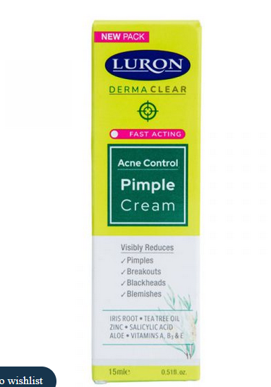 Luron acne control pimple cream