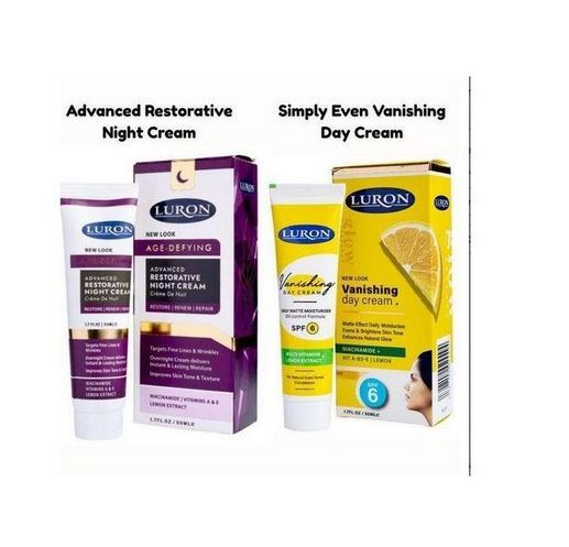 2 in 1 Luron Vanishing Day Cream SPF 6 And Anti-Ageing Night Cream