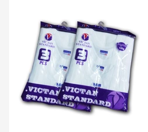 VICTAN Standard Men's Cotton Fitted Vest (3pcs ) 3 IN 1 PACK VICTAN STANDARD 100% COTTON VESTS FOR MEN – SOFT, BREATHABLE, COMFORTABLE & DURABLE EVERYDAY INNER WEAR EXPERIENCE EVERYDAY COMFORT