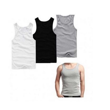 VICTAN Standard Men's Cotton Fitted Vest (3pcs ) 3 IN 1 PACK VICTAN STANDARD 100% COTTON VESTS FOR MEN – SOFT, BREATHABLE, COMFORTABLE & DURABLE EVERYDAY INNER WEAR EXPERIENCE EVERYDAY COMFORT