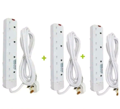 Sundabests Power King Heavy Duty 4-way Power/Socket Extension Cable Charging Outlet extension cable