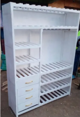 STRONG HIGH QUALITY Homey WOODEN wardrobe large collective locker clothing manager portable wardrobe