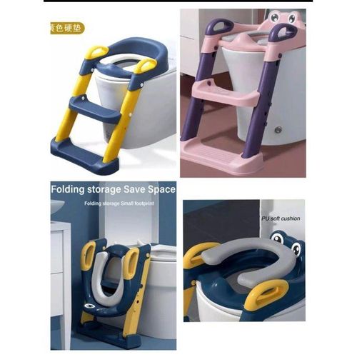 Baby auxiliary toilet ladder folding Seat for kids  Training