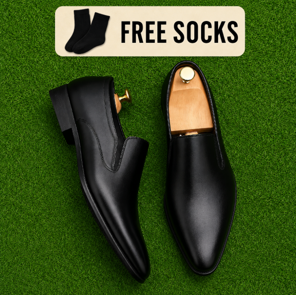 CLEARANCE SALE ,  pure leather  business Dress Shoes Official Shoes Men pure Leather Shoes Breathable Dress Shoes Pointed Toe Formal Shoes Hot Fashion Wedding pure Leather Man  + FREE GIFT