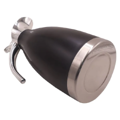 SUNDABESTS 2.0L Stainless Steel Vacuum Coffee Pot Large Double Wall Insulated Thermos Flask Kettle for Hot and Cold Drinks – Heavy Duty Silver Beverage Server for Home, Office, Travel, and Meetings