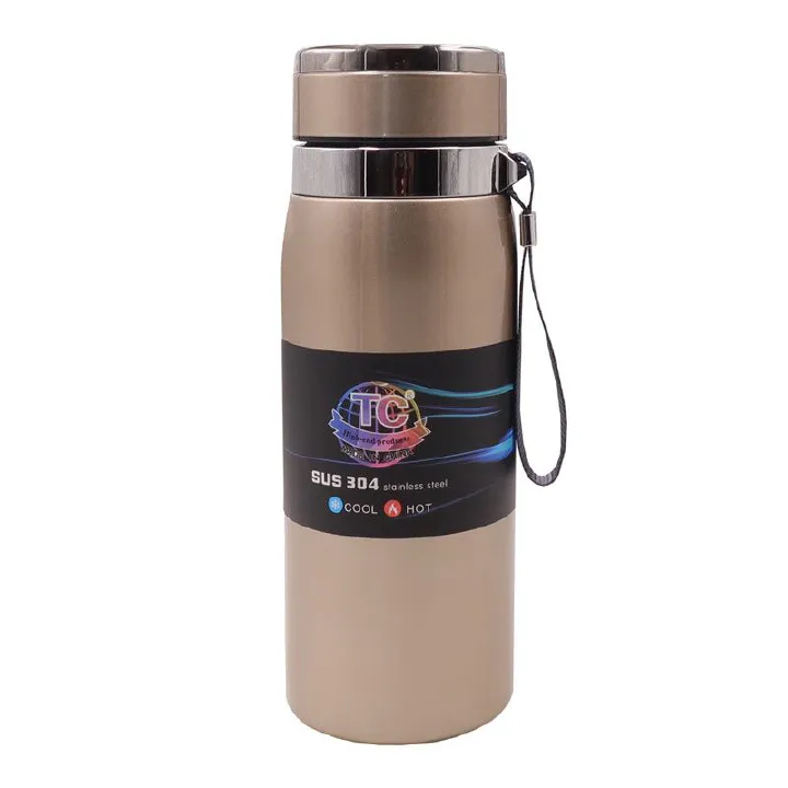 TC 800ML 2-Layer Stainless Steel Vacuum Thermos Cup Travel Mug – Portable Vacuum Flask for Hot and Cold Drinks at Home, Office, and On the Go