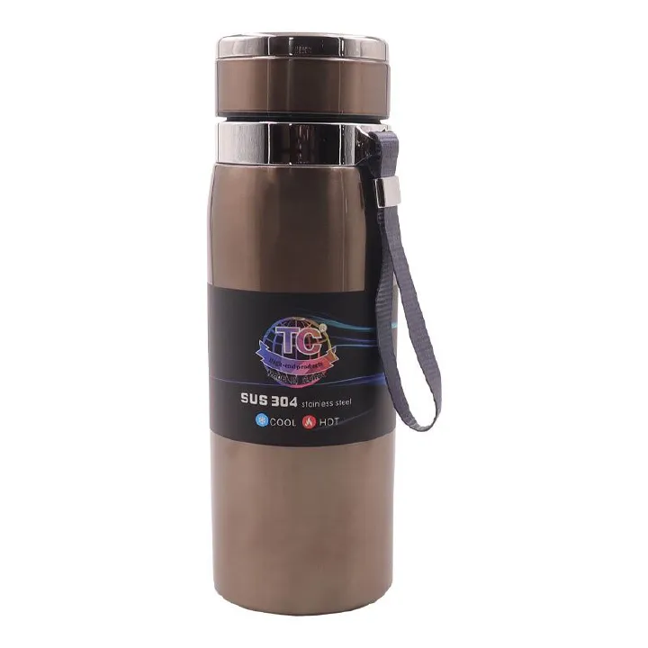 TC 800ML 2-Layer Stainless Steel Vacuum Thermos Cup Travel Mug – Portable Vacuum Flask for Hot and Cold Drinks at Home, Office, and On the Go